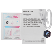 Материнская плата, Gigabyte, X870 AORUS ELITE X3D ICE (4719331876678), AM5, X870, 4xDDR5 4800/5200/8800(OC), 2xSATA3, 4xM.2 (2*PCIe 4.0 x4/x2, 2*PCIe 5.0 x4/x2), Raid, 1xHDMI, 2xUSB4 Type-C®, 2xPCI-Ex16, Wi-Fi, ATX