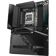 Материнская плата, Gigabyte, X870 AORUS STEALTH (4719331878801), AM5, X870, 4xDDR5 4400/4800/5200/8200(OC), 2xSATA3, 4xM.2 (PCIe 4.0 x4/x2), Raid, 1xHDMI, 2xUSB4 Type-C®, 2xPCI-Ex16, Wi-Fi, ATX