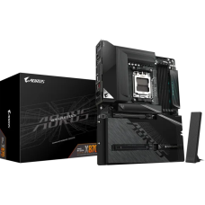 Материнская плата, Gigabyte, X870 AORUS STEALTH (4719331878801), AM5, X870, 4xDDR5 4400/4800/5200/8200(OC), 2xSATA3, 4xM.2 (PCIe 4.0 x4/x2), Raid, 1xHDMI, 2xUSB4 Type-C®, 2xPCI-Ex16, Wi-Fi, ATX