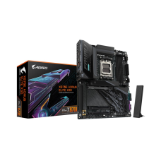 Материнская плата, Gigabyte, X870E AORUS ELITE X3D (4719331876470), AM5, X870E, 4xDDR5 4800/5200/9000(OC), 4xSATA3, 4xM.2 (2*PCIe 4.0 x4/x2, 2*PCIe 5.0 x4/x2), Raid, 1xHDMI, 2xUSB4 Type-C®, 3xPCI-Ex16, Wi-Fi, ATX