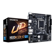 Материнская плата Gigabyte H610M S2H V2 DDR4 MB Socket1700, MATX, iH610 (VGA+DVI+DP+HDMI), 2DDR4, PCIx16, PCIx1