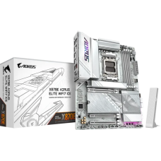 Сист.плата Gigabyte X870E A ELITE WF7 ICE 1.2, X870E, AM5, 4xDDR5, 3xPCI-E x16, 4xM2, SATA, USB4, HDMI, White, BOX