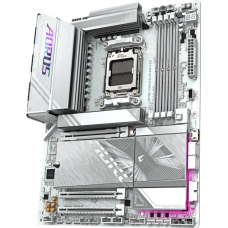 Сист.плата Gigabyte X870E A ELITE WF7 ICE 1.2, X870E, AM5, 4xDDR5, 3xPCI-E x16, 4xM2, SATA, USB4, HDMI, White, BOX