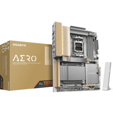 Материнская плата, Gigabyte, X870E AERO X3D WOOD (4719331878481), AM5, X870E, 4xDDR5 4400/4800/5200/9000(OC), 4xSATA3, 4xM.2 (2xPCIe 5.0 x4/x2, 2xPCIe 4.0 x4/x2), Raid, 1xHDMI, 2xUSB4 Type-C®, 2xPCI-Ex16, Wi-Fi, ATX