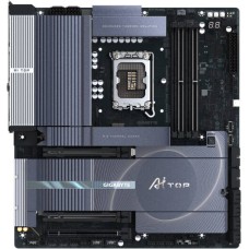 Материнская плата, Gigabyte (4719331866051), Z890 AI TOP, LGA1851, iZ890, 4xDDR5 9500(OC)/6400/6200/6000/5800/5600, 4xSATA3, 4xM.2 (1*PCI-E 5.0x4/x2, 3*PCI-E 4.0x4/x2), Raid, 1*HDMI, 2*Thunderbolt™ 5 USB4® USB Type-C®, 3xPCI-Ex16, WiFi, E-ATX