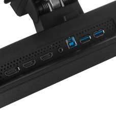 Монитор, Gigabyte, G24F, 23.8", 1920x1080, IPS, 165Гц, HDMI*2, DP, LED, 300кд/м2, 1000:1, 1мс, Регулировка высоты, угол обзора(гор/верт) 178/178, 16:9, USB3.0*2, Чёрный