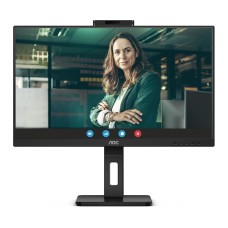 Монитор 23,8" AOC 24P3QW IPS FHD 75Hz 4ms 300cd/m 1000:1 2xHDMI DP 4xUSB 3.2 2x5W WEB Камера