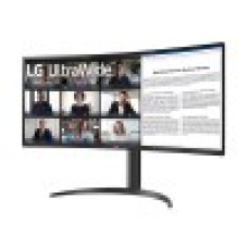 Монитор, LG, 34WR55QK-B, 34", 3440 x 1440, IPS, 100 Гц, HDMI*2, DP*1, USB*2, USB-C*1, Аудиовыход, 400 кд/м2, 1200:1, 16.7млн., 5мс, 178/178, 21:9, Черный