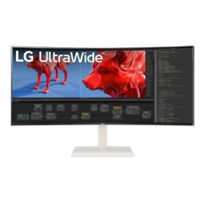 Монитор жидкокристаллический LG 38WR85QC-W.ARUZ 38'' 21:9 3840x1600(UW4K) IPS, Curved, nonGLARE, nonTOUCH, 144 Hz, 600 cd/m2, HDMI, DP, USB-C,USB-A, RJ45, speakers, White