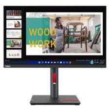 Монитор Lenovo ThinkVision P24q-30 24 inch 2K QHD Monitor (IPS Panel, 60Hz, 4ms, HDMI, DP, DP out, Phone Holder) - Tilt/Swivel/Lift/Pivot Stand