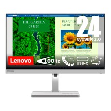 Монитор Lenovo 67A9UAC3EU L24m-40 23.8" IPS/1920x1080/100Hz/AMD FreeSync/4ms/3000:1/3M:1/250nit/Lift 150mm, Swivel, Pivot/HDMI 1.4/4 x USB 3.2 Gen1/2 x 3W/USB Type-C in box