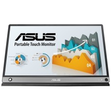 Монитор ASUS ZenScreen Touch MB16AMT,15.6" FHD(1920x1080x60Hz),IPS,10p touch,Built-in Batt,mHDMI,kickstand,tripod socket