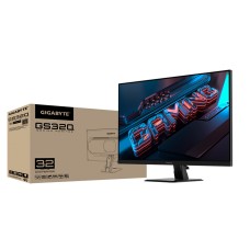Монитор, Gigabyte, GS32Q EU, 31.5", IPS, HDMI 2.0*2, DP, 300кд/м2, 1200:1, 1.07B, 1мс, угол обзора(гор/верт) 178/178, 2560 x 1440, 165Гц, Черный