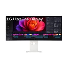 Монитор жидкокристаллический LG Мониторжидкокристаллический LG40U990AWARU 40'' 21:9 5120x2160(5K) IPS, Curved, 120 Hz, 450cd/m2, 2xHDMI, DP, Speakers, White