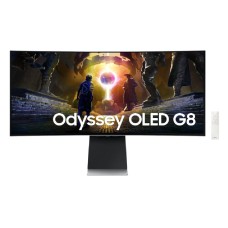 Монитор жидкокристаллический SAMSUNG LS34DG852SIXCI 34'' 21:9 3440x1440(UWQHD) OLED, Curved, nonGLARE, nonTOUCH, 175 Hz, 200 cd/m2, H178°/V178°, 2xHDMI, DP, Speakers, Silver