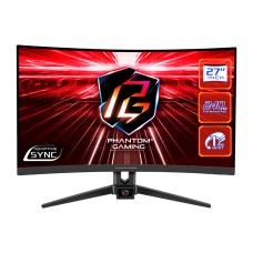 Монитор, ASRock, PG27F15RS1A, 27", 1920x1080, VA, 240Hz, 1мс, 16:9, 300кдм, 178/178, 3000:1, DPx1, HDMIx2, черный