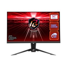 Монитор, ASRock, PG32QF2B, 31.5, 2560x1440, VA, 165ГЦ, 16:9, 550кдм, 3000:1, 178/178, 1мс, Регулировка высоты/ наклона/ вращения, DPx1, HDMIx2, черный