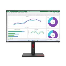ThinkVision T32h-30 / 31.5" / IPS / 16:9 / 60 Hz / 4–6 ms / 2560 x 1440 pixels / 350 cd/m / Raven Black / Warranty 36 month