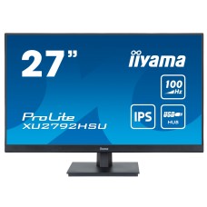 Монитор iiyama XU2792HSU-B6 LCD 27'' 16:9 1920х1080(FHD) IPS, 100Mhz, nonGLARE, 250cd/m2, H178°/V178°, 1300:1, 80M:1, 16.7M, 1ms, HDMI, DP, 4xUSB, HDCP, 3Y, Black