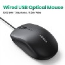 Проводная мышь Ugreen MU007 Portable Wired Mouse 1200 dpi/1.5M 90789