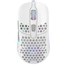 Мышь XTRFY M42 RGB, Pixart 3389 sensor, 16000 dpi, USB, Symmetric, Modular Shell,Ultra-Light, White