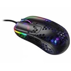 Мышь XTRFY MZ1 RGB, Pixart 3389 sensor, 16000 dpi, Ultra-Light, USB, black