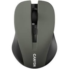 CANYON Mouse CNE-CMSW1(Wireless, Optical 800/1200/1600 dpi, 4 btn, USB, power saving button), Graphite