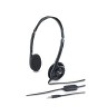 Гарнитура, Genius, HS-200C, SINGLE, Тип крепления: Дуговые, Подключение 3,5 MiniJack, Длина кабеля 1,8 м, Чёрный