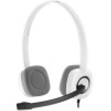 Гарнитура Logitech H150, Белый Garnitura Stereo Headset, 20-20000Hz, 122dB, 1.8m cable, cloud white, [981-000350]