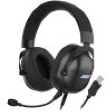 Гарнитура Acer AHW122, Черный Garnitura 32 Ohm, 20-20000Hz, 105dB, 2.1m cable, Virtual 7.1, RGB, black