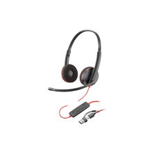 Наушники Poly/Blackwire 3220 Stereo USB-C Headset +USB-C/A Adapter