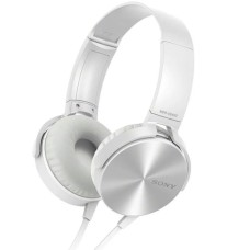 Наушники Sony MDR-XB450AP проводные, mini jack 3.5 mm, Белый