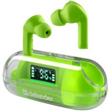 Наушники-вкладыши беспроводные Defender Twins 916 зеленый