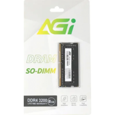 ОЗУ для Ноутбука AGI SO-DIMM DDR4, 8Gb, 3200MHz, AGI320008SD138-ST