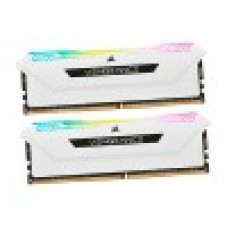 Комплект модулей памяти Corsair Vengeance RGB PRO SL, CMH32GX4M2E3200C16W (for AMD Ryzen & Intel), DDR4, 32 GB, white DIMM kit <3200MHz> (2x16GB),16-20-20-38