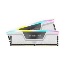 CORSAIR VENGEANCE RGB DDR5 32GB (2 x 16GB) DDR5 6000 CL30-36-36-76 1.40V Intel XMP & AMD EXPO - White