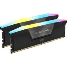 CORSAIR VENGEANCE RGB DDR5 128GB (2 x 64GB) DDR5 6000 CL40-50-50-96 1.35V Intel XMP - BLACK