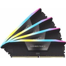 CORSAIR DDR5, 5200MT/s 192GB 4x48GB DIMM, Unbuffered, 38-38-38-84, XMP 3.0, VENGEANCE RGB DDR5 Black Heatspreader, 1.25V