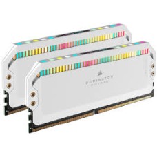 Corsair DOMINATOR RGB DDR5 64GB (2 x 32GB) DDR5 5200 CL40-40-40-77 1.25V Intel XMP - WHITE