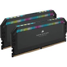 CORSAIR DDR5, 6000MT/s 32GB 2x16GB DIMM, 30-36-36-76, Std PMIC, XMP 3.0, DOMINATOR PLATINUM RGB DDR5 Black Heatspreader, RGB LED, 1.4V