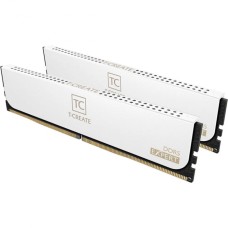 Комплект модулей памяти TeamGroup Team T Create Expert DDR5 32Gb (16x2), 6400MHz, CL40, CTCWD532G6400HC40BDC01, White