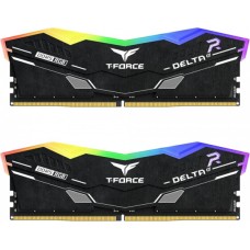 Комплект модулей памяти Team Group T-Force Delta RGB 64Gb (32x2) DDR5 6000MHz, CL38, 1.3V, FF7D564G6000HC38JDC01, RTL