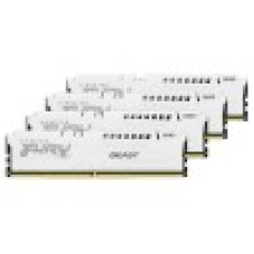 Оперативная память 128GB Kit (4x32) DDR5 5600MHz Kingston FURY Beast White XMP CL40 KF556C40BWK4-128