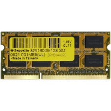 Оперативная память SODIMM DDR3 PC-12800 (1600 MHz) 8Gb Zeppelin <512x8, 1.35V>