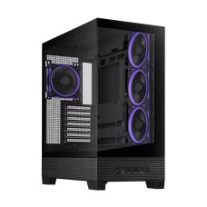 Корпус для ПК ASUS A31 PLUS TG ARGB Panoramic Design Case, BTF Support, BLACK