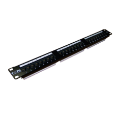 Патч-панель TWT 24 порта, UTP, кат.6, 1U