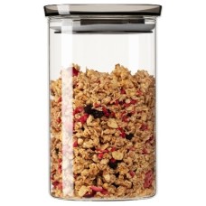 Банка для хранения Ardesto Fresh, 900 мл, стекло, пластик, силикон