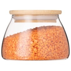 Банка для хранения Ardesto Fresh Classic 500 мл, стекло, бамбук AR1350BC