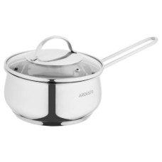 Ковш Ardesto Gemini Liguria, 1.8л, стеклянная крышка, нержавеющая сталь