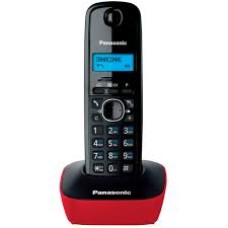 Радиотелефон PANASONIC KX-TG1611 (RUR) Красный. АОН, Caller ID (журнал на 50 вызовов), Русскоязычное меню, 12 мелодий звонка